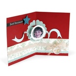 Ніж для вирубки Sizzix Bigz Die - Platform, Circle & Ribbon 3 - D (Pop - Up)
