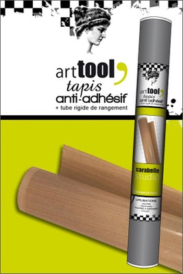 Великий килимок Анти Клей - Tapis Anti Adhesif - Carabelle Studio, 15.7"X19.7, 40x50см, ATTSIL45