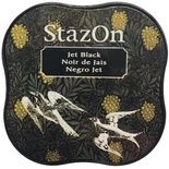 Чорнило Tsukineko StazOn Midi Ink Pad - Jet Black