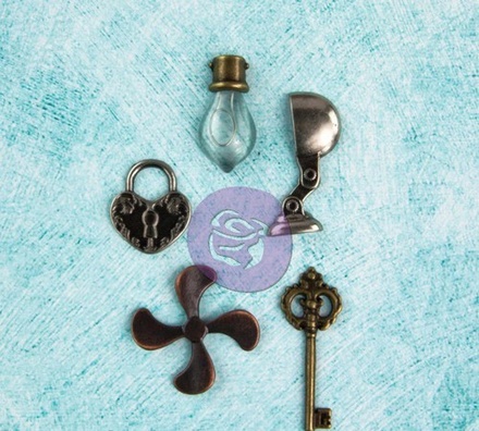 Набор украшений от Prima - Junkyard Findings Metal Embellishments - Home Articles , 5 шт