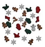 Набір декоративних ґудзиків Dress It Up - Christmas Miniatures