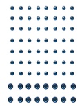 Половинки кристалів Want2Scrap - Rhinestones - Baby Blue, 72