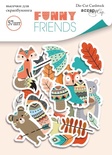 Набір висічок для скрапбукінгу від Scrapmir - Funny Friends, 57 шт