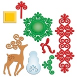 Набір ножів для вирубки від Spellbinders - Frosty Forms
