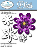 Ніж від Elizabeth Craft Designs - Flower Set, 5 елементів.