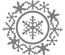Набір ножів Sizzix Framelits Die Set 3PK - 3PK, Snowflake - Cнежинки, 3 шт.