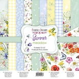 Набір скрап-паперу Summer meadow 30x30см, ТМ Фабрика Декору