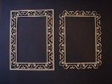 Чіпборд від Dusty Attic - Swirl Frame set, 2 шт.