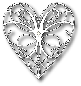 Ніж для вирубки - Dies- La Rue Heart від Memory Box