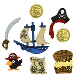 Набір декоративних ґудзиків Dress It Up - Pirates