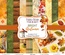 Набір скрап-паперу Bright Autumn 30.5x30.5см, 10 аркушів, ТМ Фабрика Декору
