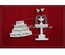 Чіпборд Scrapiniec - Весільний набір Just Married, 17 елементів