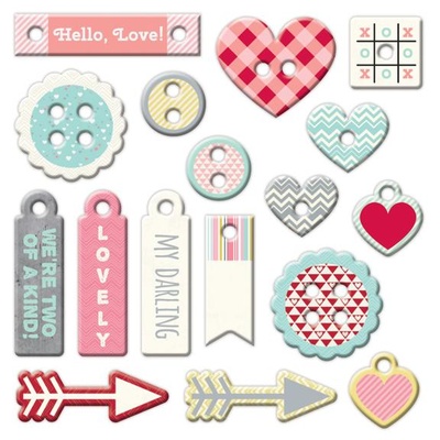 Ґудзики Fancy Pants - Be.Loved Buttons