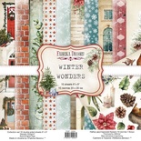 Набір скрап-паперу Winter wonders, ТМ Фабрика Декору