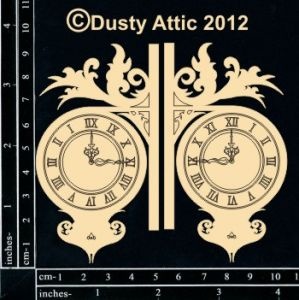 Чіпборд від Dusty Attic - Wall Clock №2