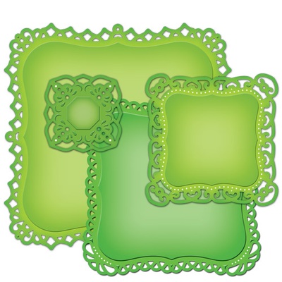 Ніж для вирубки Spellbinders - Decorative Labels One