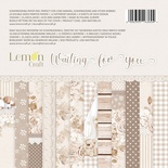 Набiр паперу для скрапбукiнгу Lemoncraft - Waiting for you, 15х15см
