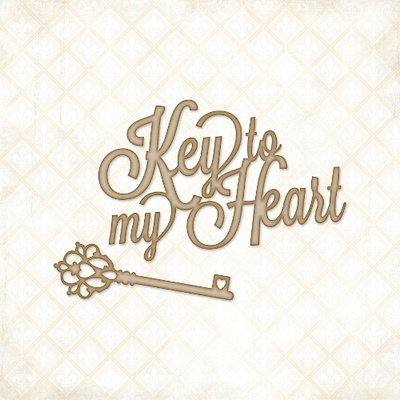 Чіпборд Blue Fern StudiOs-Key To My Heart