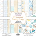 Набір скрап-паперу Dreamy baby boy 20x20см, ТМ Фабрика Декору