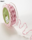 Стрічка Pom Poms/WiRed, розмір 10 мм, колір: рожевий, 90 см