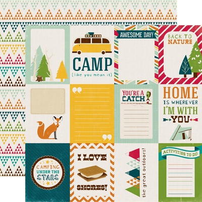 Аркуш з Набіром карток для журналінгу Echo park - Journaling Card Paper