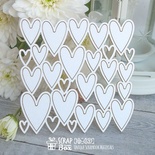 Чіпборд ScrapBox — Фон сердечки Hb-020