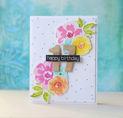 Набор штампов от Altenew - Flower Arrangement Stamp Set