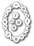 Ніж для вирубки від Poppystamps - Button Oval