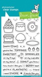 Штампи і ножі від Lawn Fawn - Sweet Friends, 34 шт. + 13 шт.