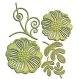 Ніж для вирубки від Spellbinders - Victorian Garden Romantic Blooms One