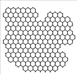 Маска The Crafter's Workshop - Mini Template Chickenwire Reversed, 15х15см
