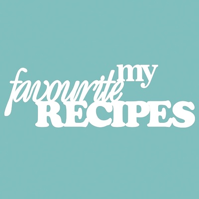 Чіпборд від Вензелик - my favourite recipes, розмір: 100*33 мм