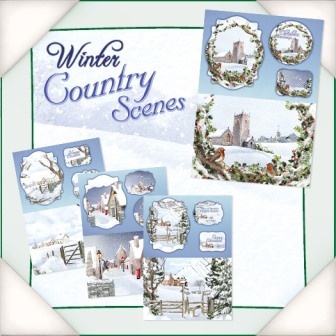 Заготовки для листівки від Flower Soft - Winter Country Scenes