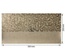 Відріз екошкіри з тисненням золотою фольгою Golden Butterflies Beige 50x25см, ТМ Фабрика Декору