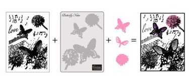 Папки для тиснення від Couture Creations - Butterfly Notes, Dream Boat Collection