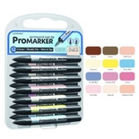 Marcador Letraset Set 2 12 Cores + 1 Clareador Blender 150441 - Letraset0, Letraset1+Letraset2