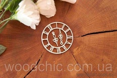 Чіпборд "Годинник" від WOODchic, 6см