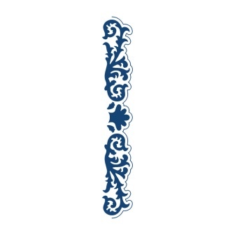 Ніж для вирубки від TatteRed Lace - Over the Edge Ornate Border Die