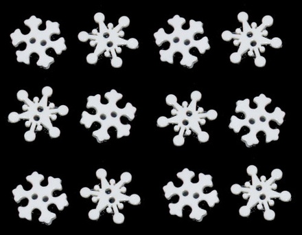 Набір декоративних ґудзиків Dress It Up - Tiny Snowflakes