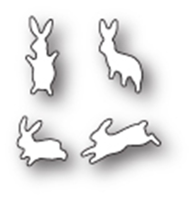 Ніж для вирубки від Poppystamps - Leaping Little Bunnies