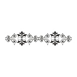 Акриловый штамп Stamp Border F013 Бордюр, размер 8,7 * 1,9 см