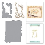 Пластини для фольгування від Spellbinders - Gilded Leaves Shaped Panel Glimmer Hot Foil Plate The Gilded Age by Becca Feeken