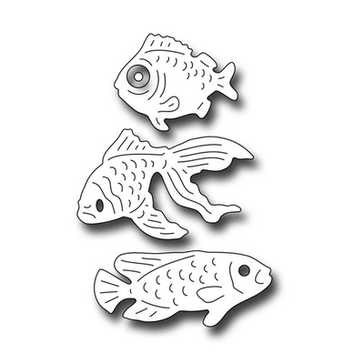 Лезвие Frantic Stamper Precision Die - Three Fish