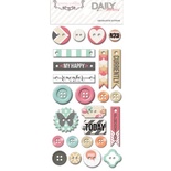 Ґудзики Teresa Collins - Daily Stories - Decorative Buttons