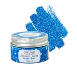 Фарба з глітером Shimmer paint, колір Ярко-синій, ТМ Фабрика Декору, 30 мл
