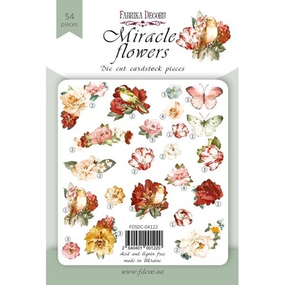 Набір вісичок, колекція Miracle flowers, 54 шт