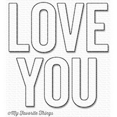 Ніж для вирубки My Favorite Things - Die-namics Love You