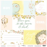 Аркуш односторонній, Scrapmir - Картка (ENG) - Boy or Girl, 30x30cм