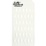 Маска Tim Holtz - Stampers Annon LayeRed Stencil 4.125"X8.5" - Shifter Diamonds