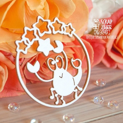 Чіпборд ScrapBox - Зодіак СкорПівонія Hc-045